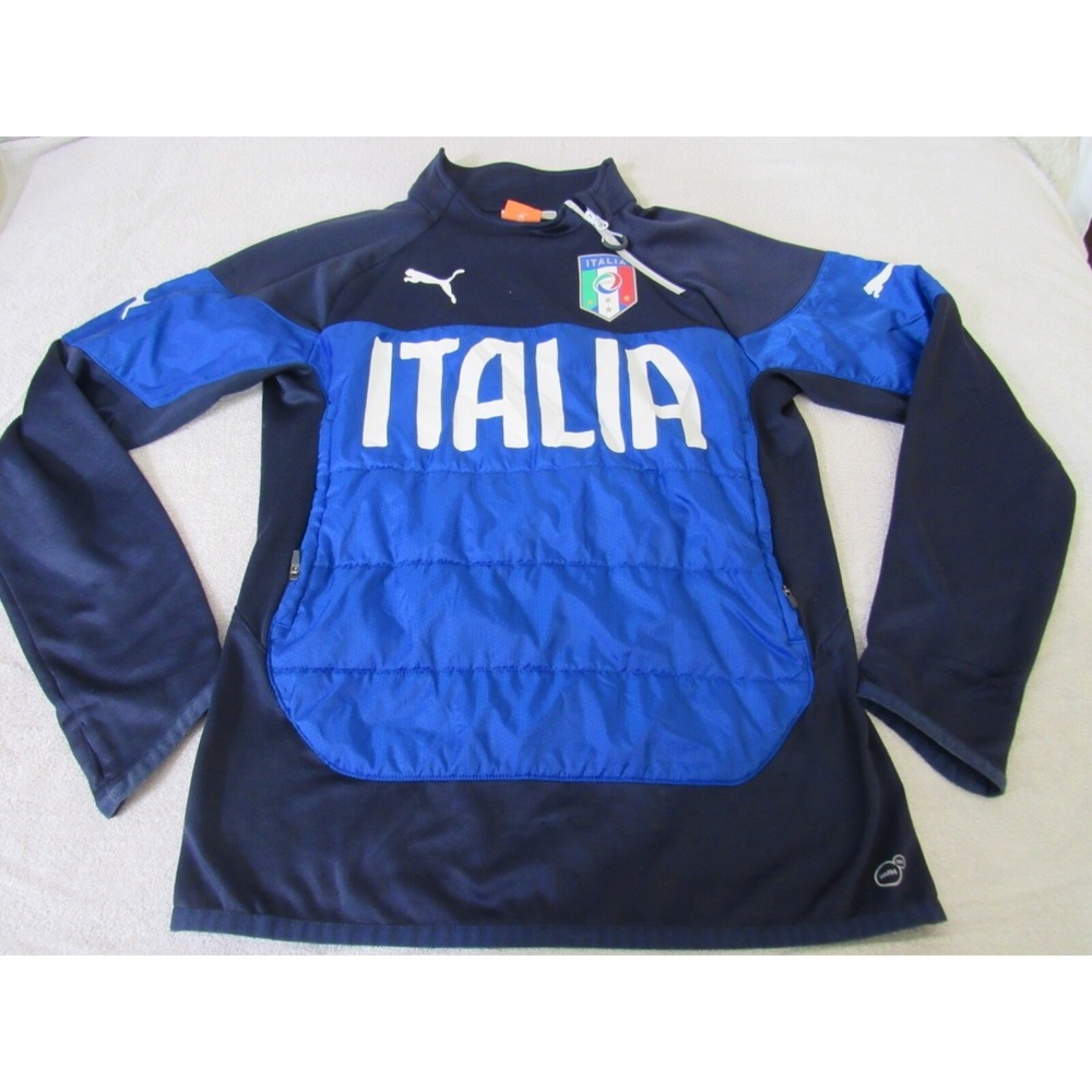 Italia Jacket Italy World Cup Vintage Rare Puma Padded Shell Warmup Jacket Sz S